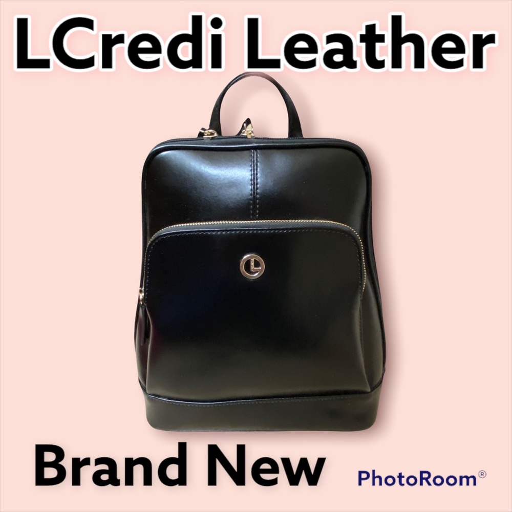 LCredi Leather Backpack Purse